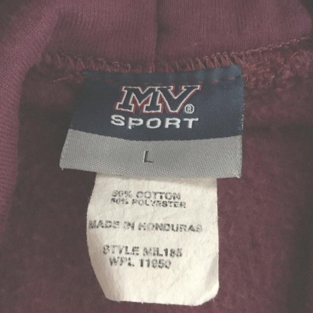 MV SPORT USMC Marine Corps Tun Tavern 250th Anniversary Hoodie Burgundy L - Picture 7 of 9